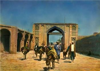 عکسهای رنگیشده از ایران در دوران قاجار؛ از «مسجد رشت» تا «محفل زنانه»